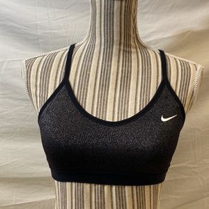 NIKE sparkly silver sports bra